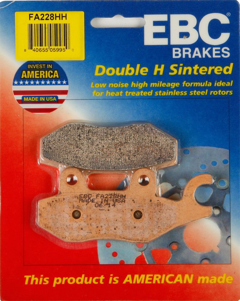 Load image into Gallery viewer, EBC 1 Pair Sintered HH Race Formula Brake Pads MPN FA228HH
