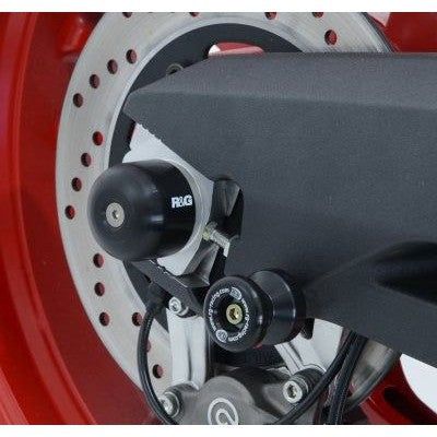 Load image into Gallery viewer, R&amp;G Racing Black Swingarm Protectors For 2014-2015 Ducati 899 Panigale
