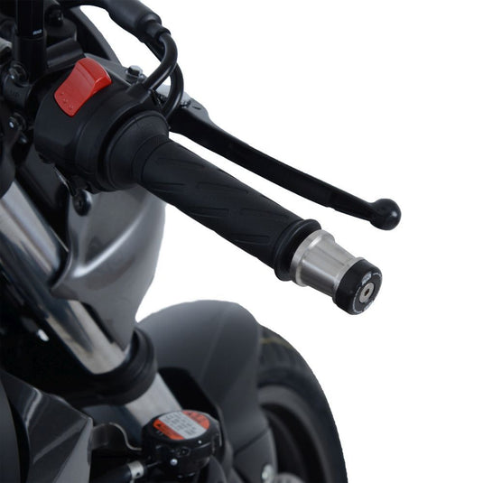 R&G Racing Black Bar End Sliders For 2021-2023 Honda PCX 125