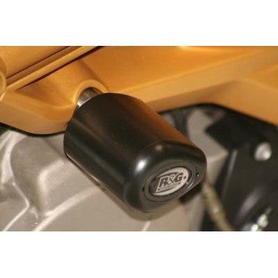 Load image into Gallery viewer, R&amp;G Racing Black Aero Style Crash Protectors For 2013-2018 Aprilia Caponord 1200
