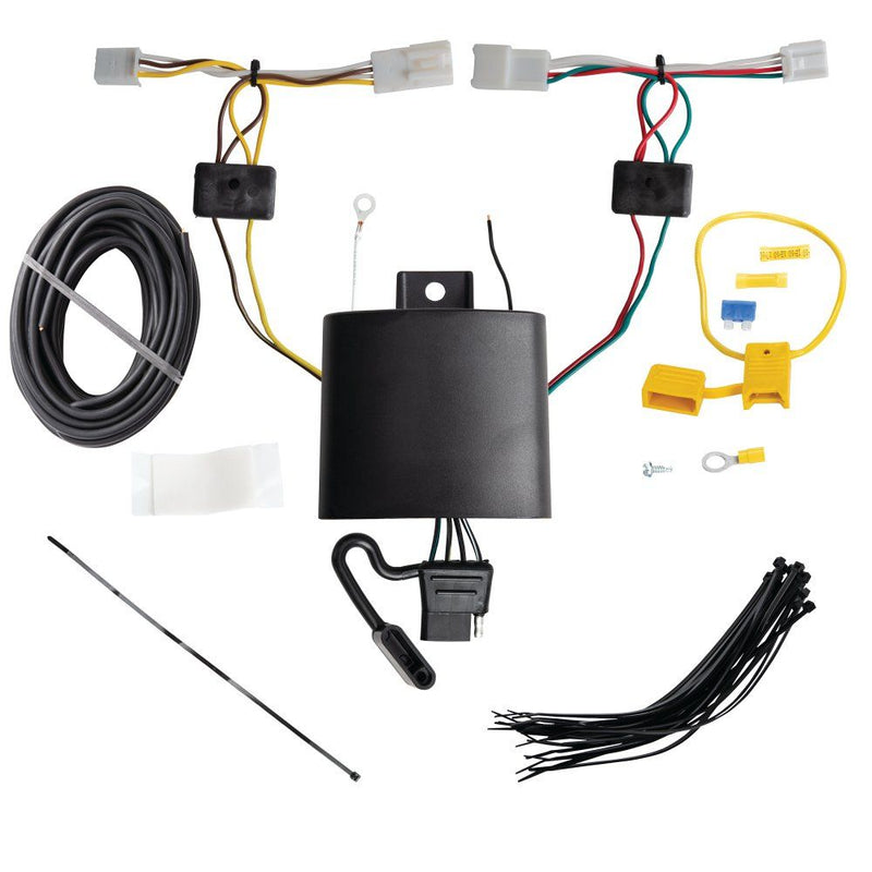 Load image into Gallery viewer, T-One T-Connector Custom Trailer Hitch Wiring Harness, 4-Way Flat fits 2021-2022 Lexus UX250h

