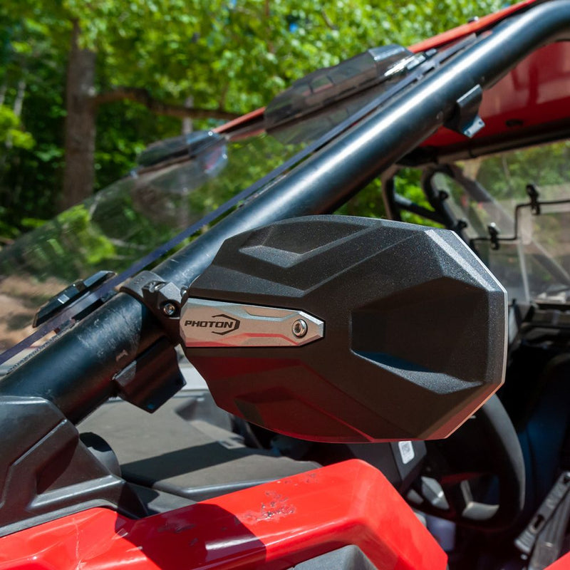 Load image into Gallery viewer, Seizmik Photon Side View Mirrors with Cast Aluminum Body &amp; Bezel 56-18108
