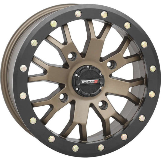 System 3 SB-4 Beadlock Bronze Wheel 15x7 4/137 6+1 (+45mm) 15S3-3237