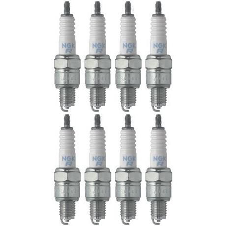 Load image into Gallery viewer, Set of 8 NGK Standard Spark Plugs for Kawasaki KLX110 2014-2002 Engine 110cc
