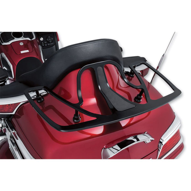 Load image into Gallery viewer, Kuryakyn Gloss Black Tour Pack Rear Luggage Bag Rack Honda GL1800 Gold Wing GL
