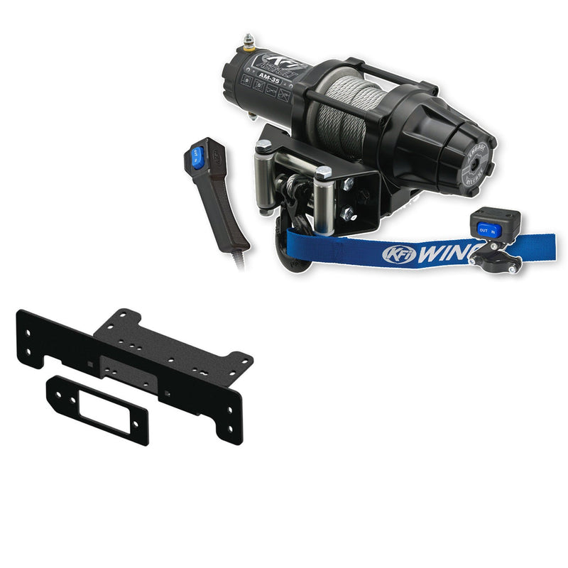 Load image into Gallery viewer, KFI Winch Kit For Kawasaki 400 Mule SX / XC 2017-2025
