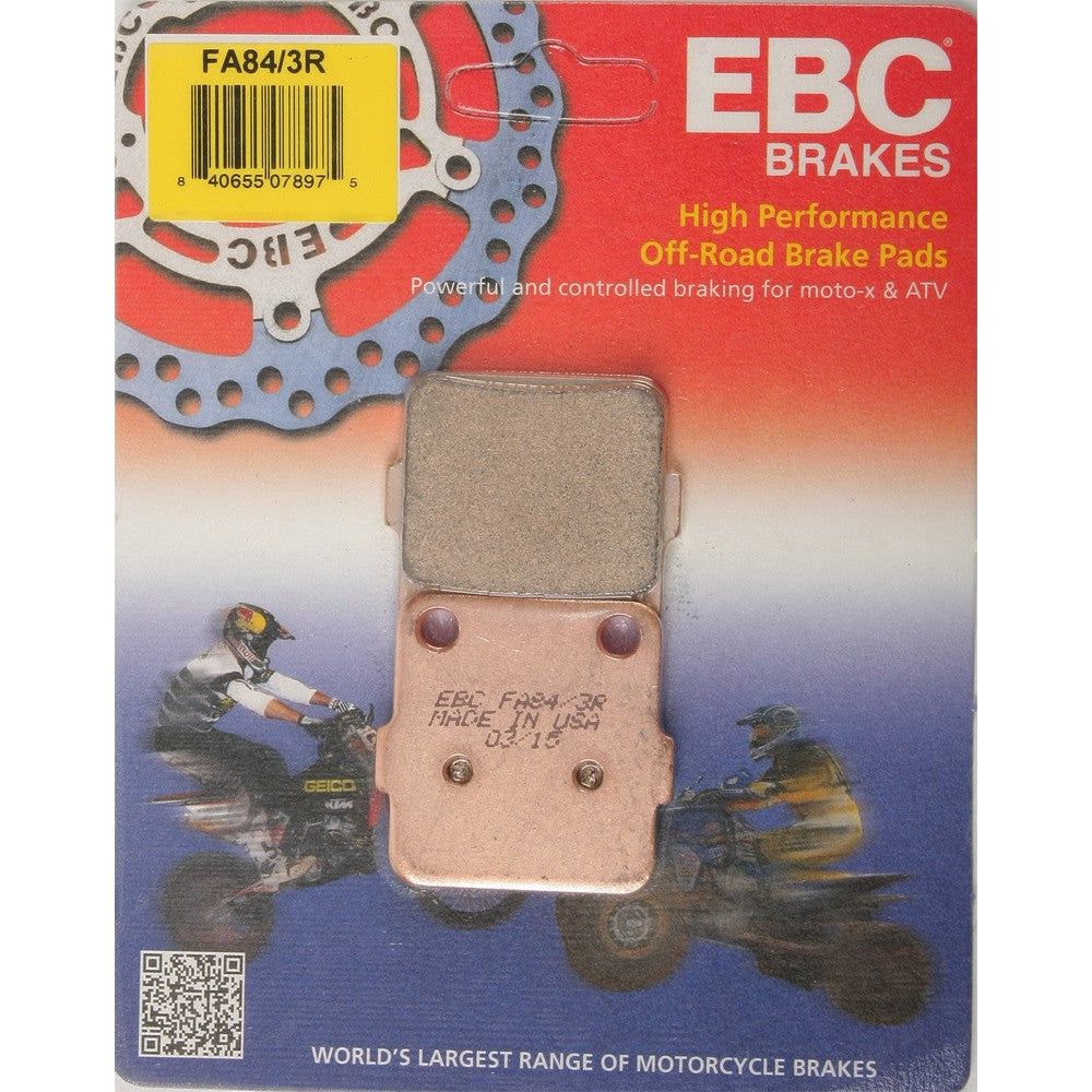 EBC 1 Pair Sintered R Series Heavy-Duty Brake Pads MPN FA84/3R
