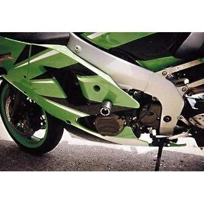Load image into Gallery viewer, R&amp;G Racing Black Classic Style Crash Protectors For 1998-2002 Kawasaki Ninja ZX6R ZX600F
