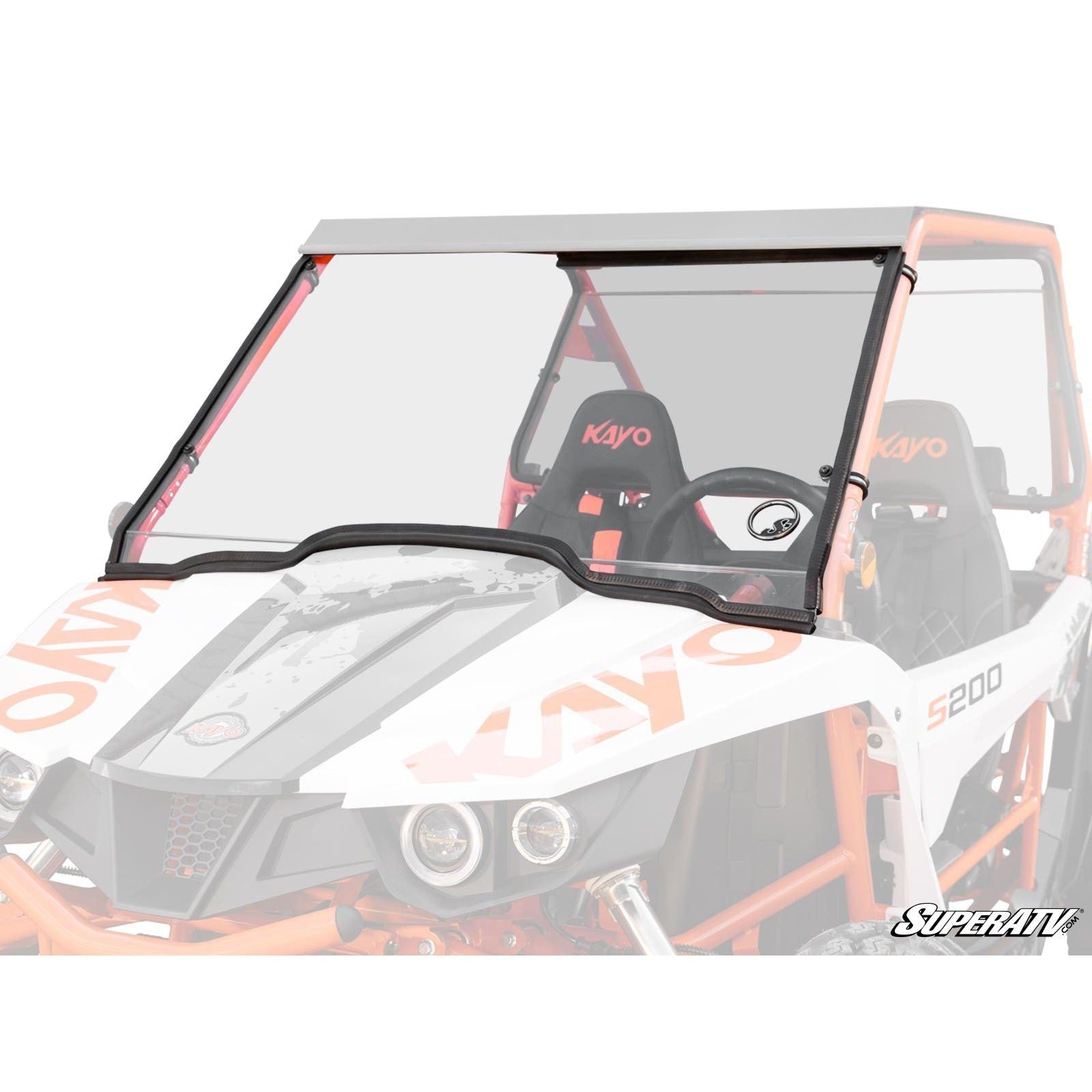 SuperATV Kayo S200 Scratch-Resistant Full Windshield WS-KA-S200-70