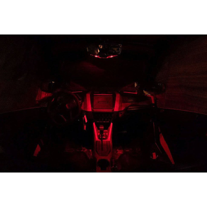 Load image into Gallery viewer, Seizmik Halo-RA LED Rearview Mirror with Cast Aluminum Bezel For Can-Am Defender
