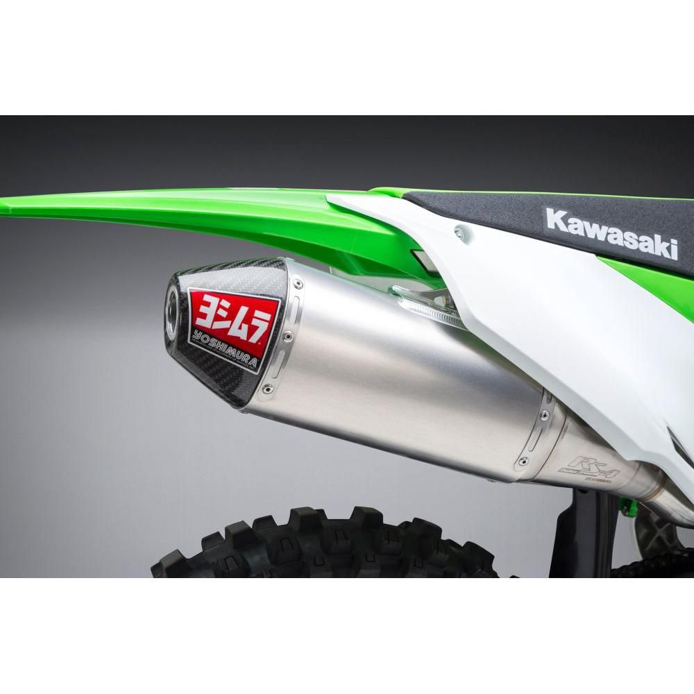 Yoshimura Offroad Signature Exhaust Slip-on RS-4 Aluminum - 244722D320