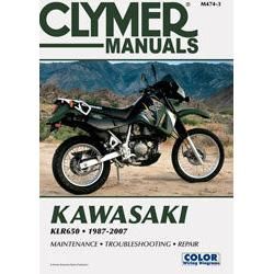 Load image into Gallery viewer, CLYMER SERVICE REPAIR MANUAL M474-3 KAWASAKI KLR650 1998 1999 2000 2001 2002 650
