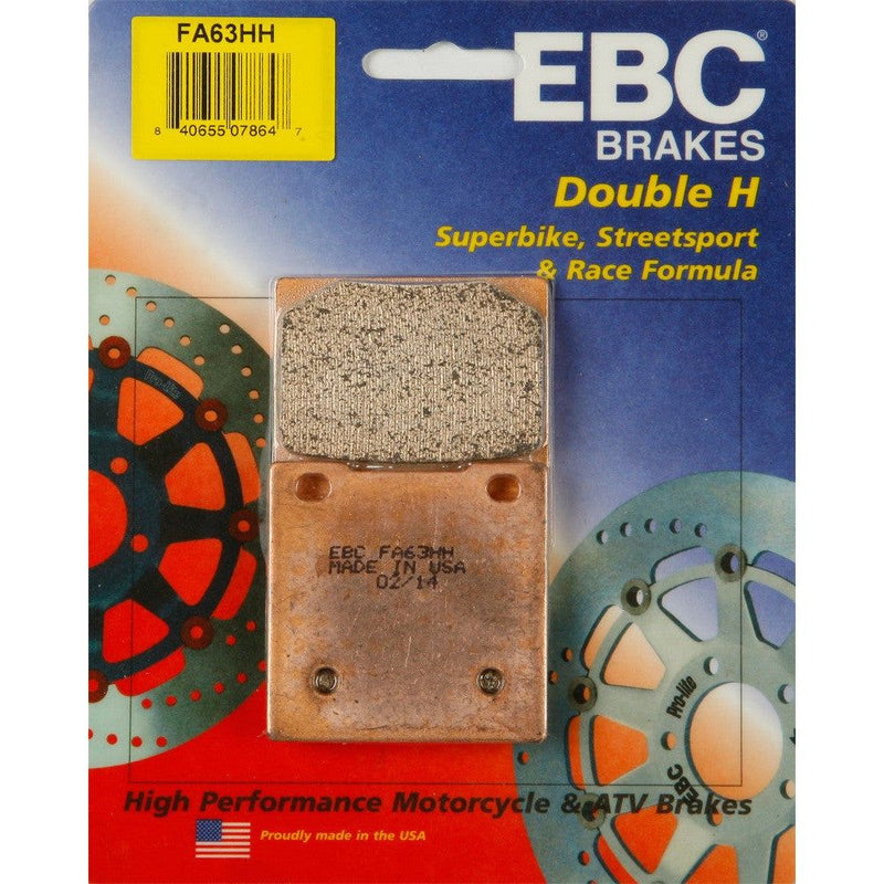Load image into Gallery viewer, EBC 1 Pair Sintered HH Race Formula Brake Pads MPN FA63HH
