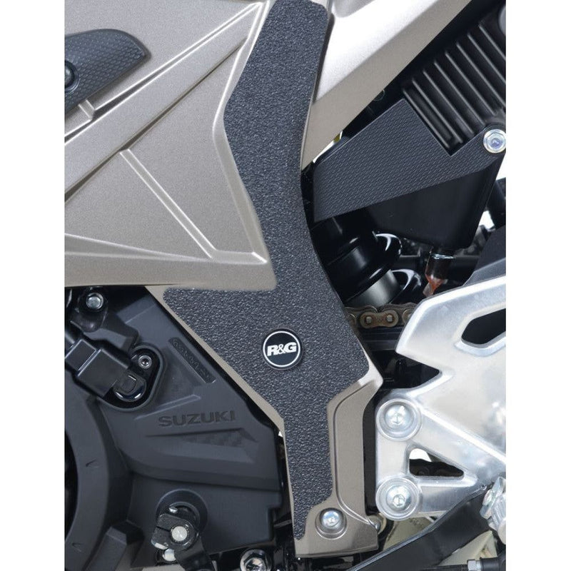 Load image into Gallery viewer, R&amp;G Racing Black Boot Guard Kit For 2017-2024 Suzuki GSX-R125
