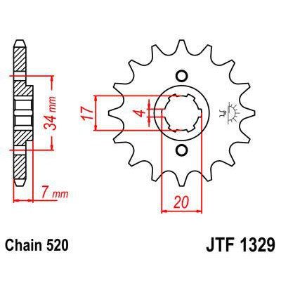 Load image into Gallery viewer, Front &amp; Rear Sprocket Kit for HONDA ATC200 X 83-85 JT Sprockets

