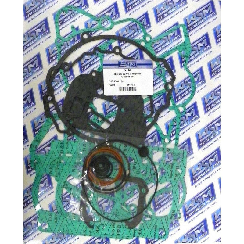 Load image into Gallery viewer, WSM Complete Gasket Kit For KTM 125 EXC / SX 02-06 25-822
