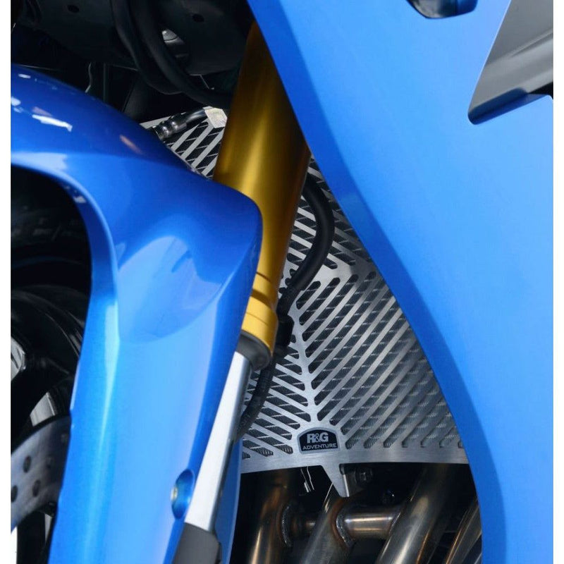 Load image into Gallery viewer, R&amp;G Racing Stainless Steel Radiator Guard For 2021-2024 Suzuki GSX-S 950
