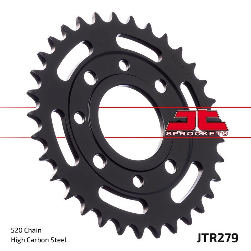 Load image into Gallery viewer, JT Sprockets Rear Steel Sprocket 38 Tooth 38T 520 Chain JTR279.38
