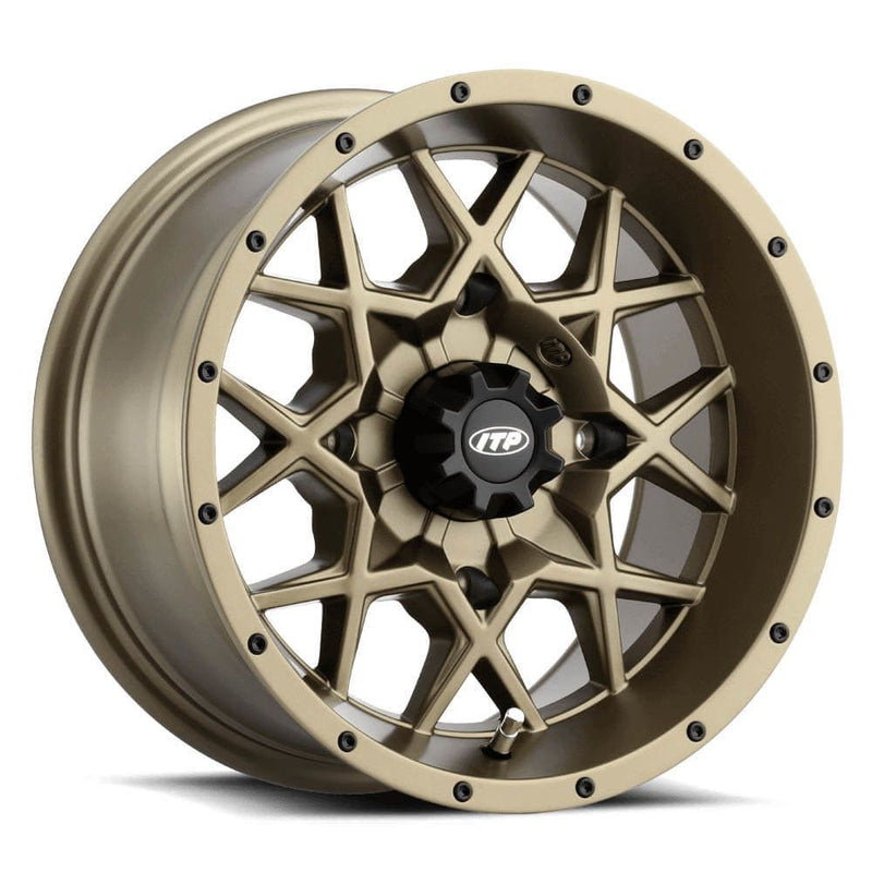 Load image into Gallery viewer, ITP Hurricane 14&quot; Bronze Wheels And Mud Lite Tires [30x12-14]
