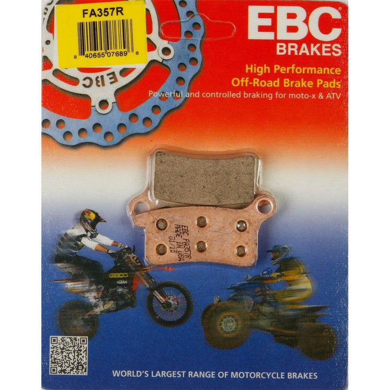 Load image into Gallery viewer, EBC 1 Pair HH Sintered Superbike Brake Pads MPN FA357R
