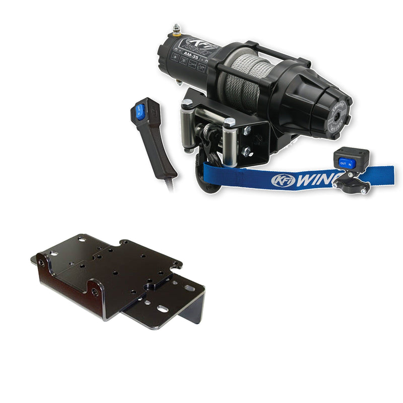 Load image into Gallery viewer, KFI Winch Kit For Kubota RTV900 / RTV1140 (w/1.25&quot; Front Reciever) 2004-2008
