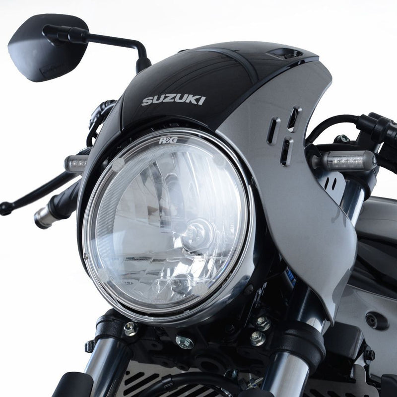 Load image into Gallery viewer, R&amp;G Racing Clear Acrylic Headlight Shield For 2016-2018 Suzuki SV650 Unfaired
