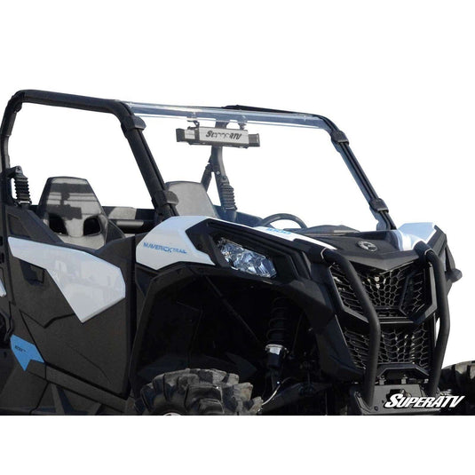 SuperATV Can-Am Maverick Trail Full Windshield Scratch Resistant Polycarbonate - Clear WS-CA-T-70