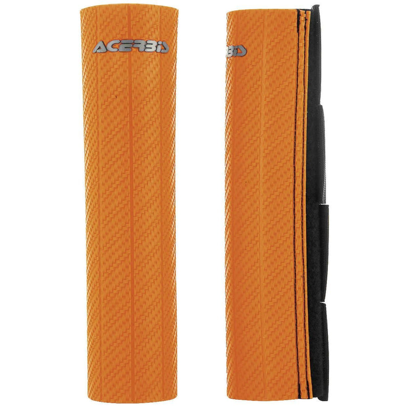 Load image into Gallery viewer, Acerbis Orange Upper Fork Guards - 2634055226
