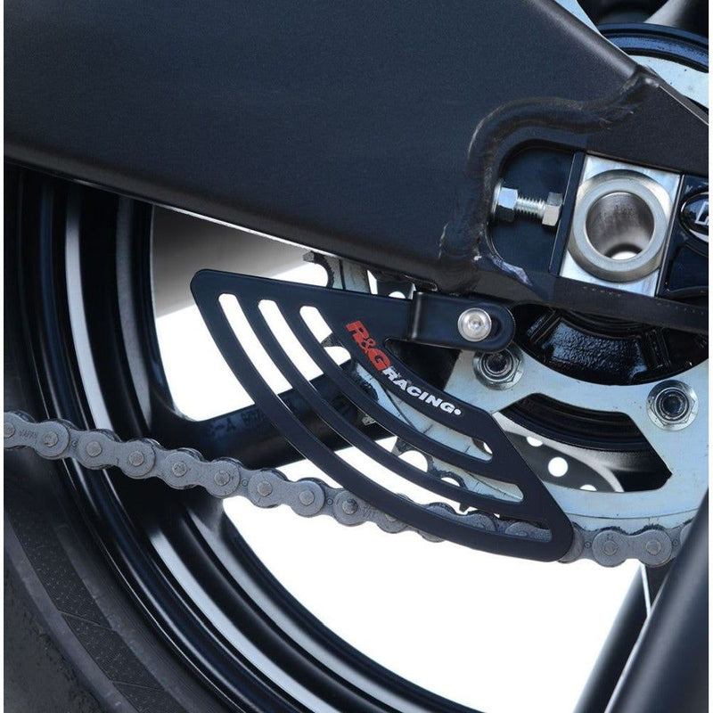 Load image into Gallery viewer, R&amp;G Racing Black Toe Chain Guards For 2015-2024 Yamaha YZF R1
