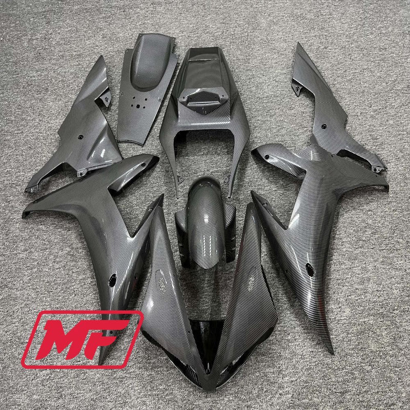Load image into Gallery viewer, Monster Fairings Full Kit Yamaha R1 02-03 Carbon Fiber Style + Windshield + Gas Tank Cover
