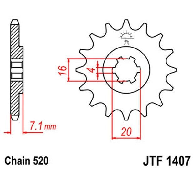 Load image into Gallery viewer, Front &amp; Rear Steel Sprocket Kit for ATV/UTV SUZUKI LT80 QuadSport 1989-2006
