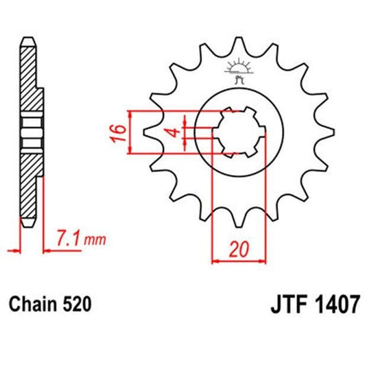 Front & Rear Steel Sprocket Kit for ATV/UTV SUZUKI LT80 QuadSport 1989-2006