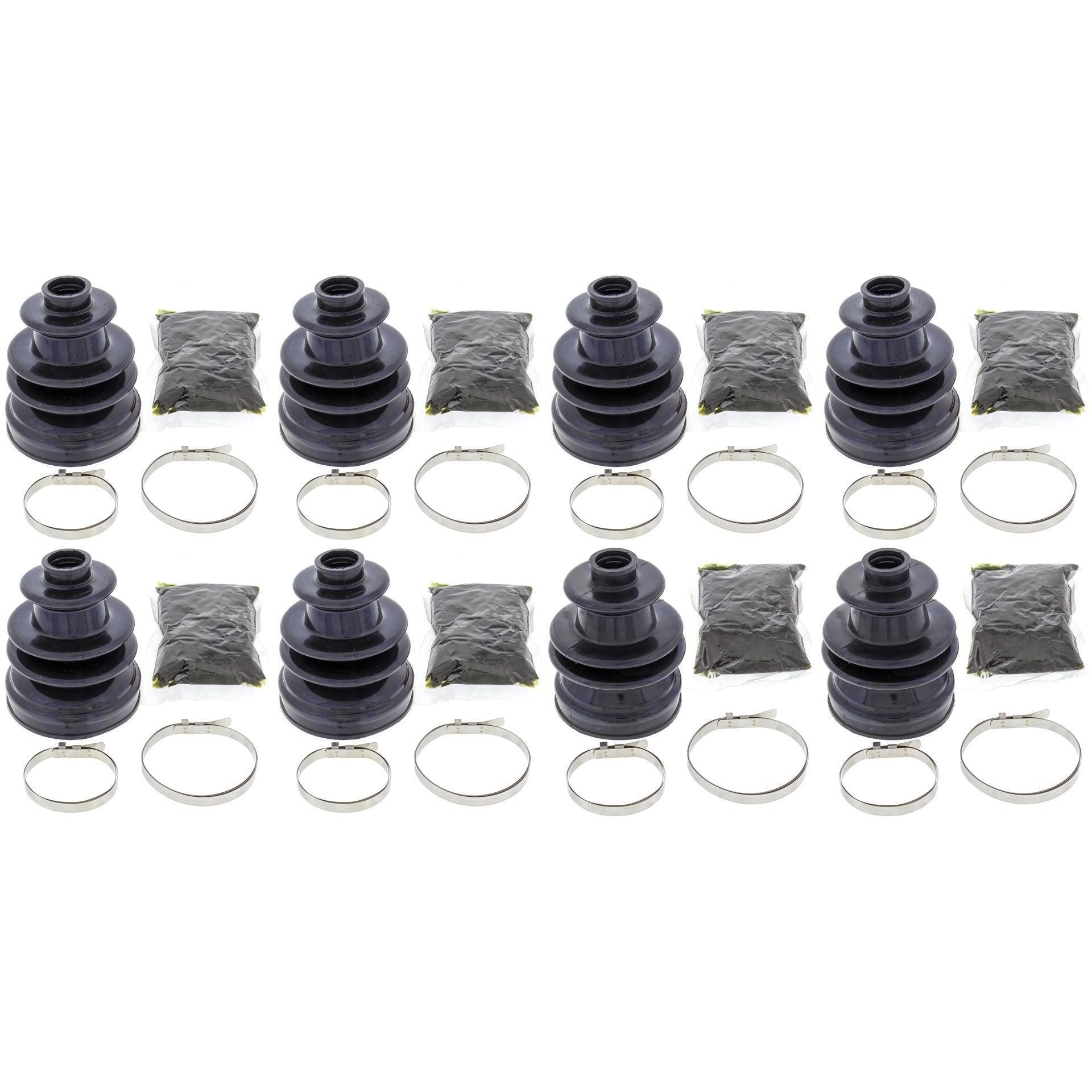 Complete Front & Rear Inner & Outer CV Boot Repair Kit Can-Am Commander 800 2013