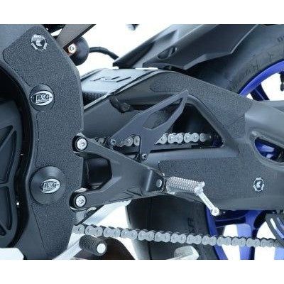 Load image into Gallery viewer, R&amp;G Racing Black Boot Guard Kit For 2015-2024 Yamaha YZF R1
