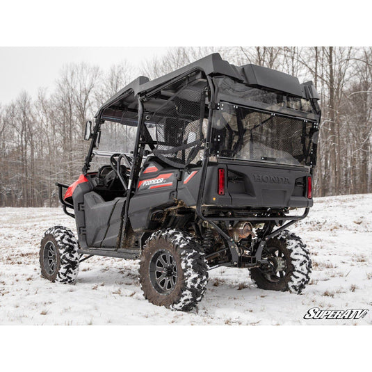 SuperATV Honda Pioneer 700-4 Rear Windshield RWS-H-PIO-7004-76