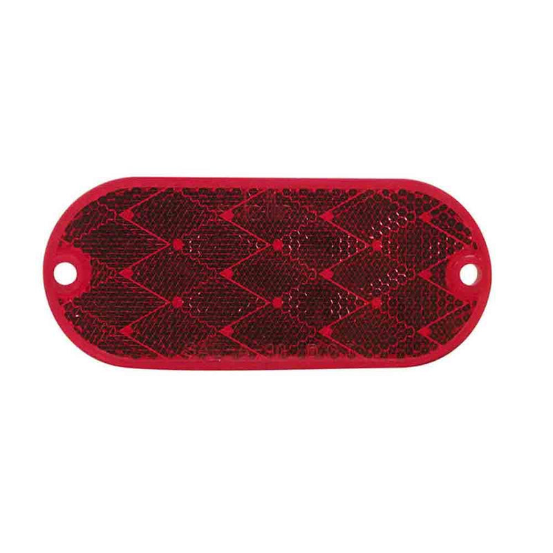 Load image into Gallery viewer, Quick Mount Red Oval Reflector
