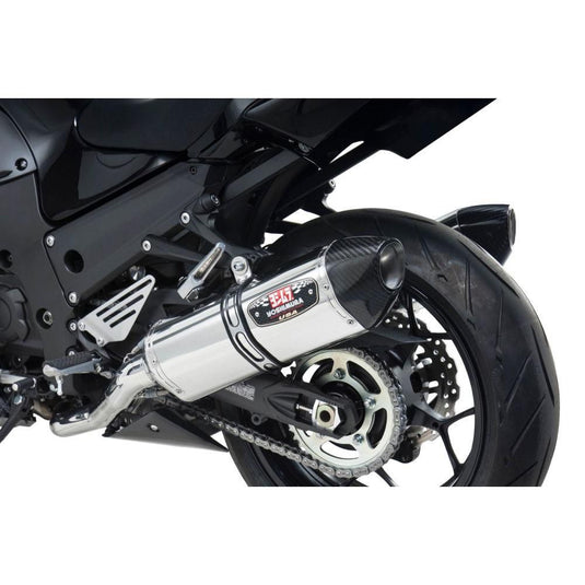 Yoshimura Street Exhaust Slip-on R-77 Stainless - 1414020520