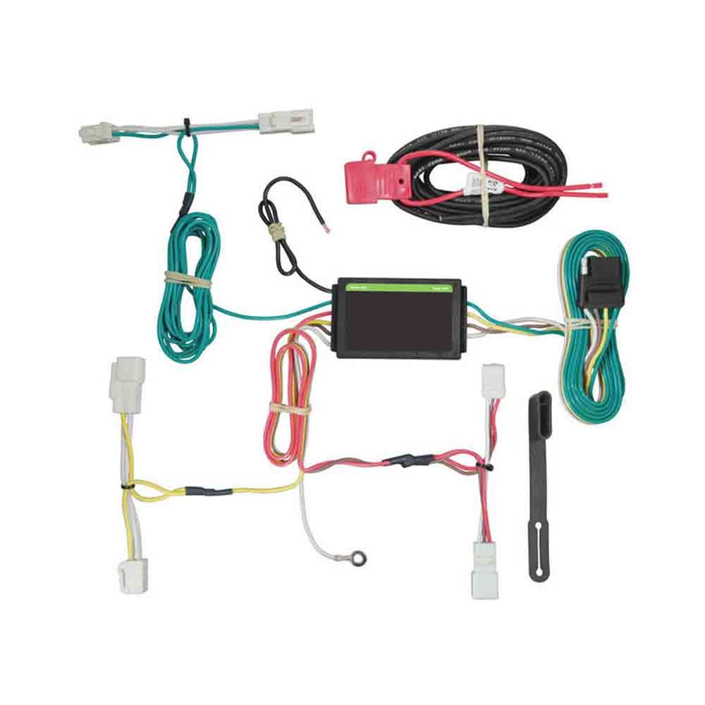 T-Connector Custom Wiring Harness, 4-Way Flat Output fits 2015-2020 Toyota Sienna (except SE models)