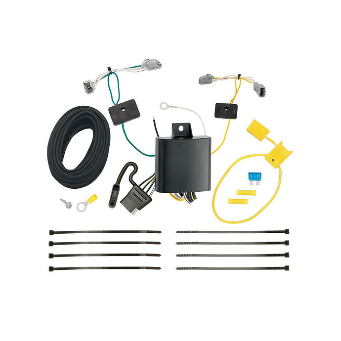 T-One T-Connector Harness, 4-Way Flat, w/Circuit Protected Module fits 2016-2024 Chevrolet Malibu, Except Premier (New Body Style)