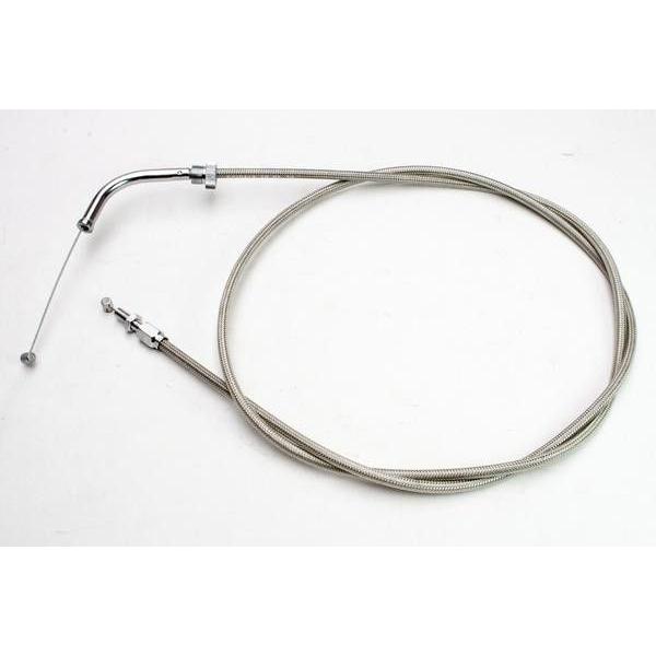 Load image into Gallery viewer, Motion Pro Stainless Steel Armor Coat Throttle Push Cable Plus 6" 62-0347
