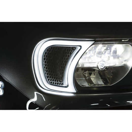 Kuryakyn Tracer Red/Gold Headlight Vent Accents 2947