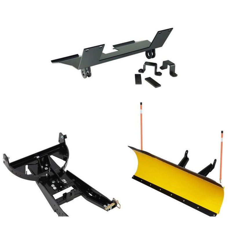 Load image into Gallery viewer, Denali Black UTV Snow Plow Kit For Yamaha Rhino 450 YXR450FA 4x4 2006-2011
