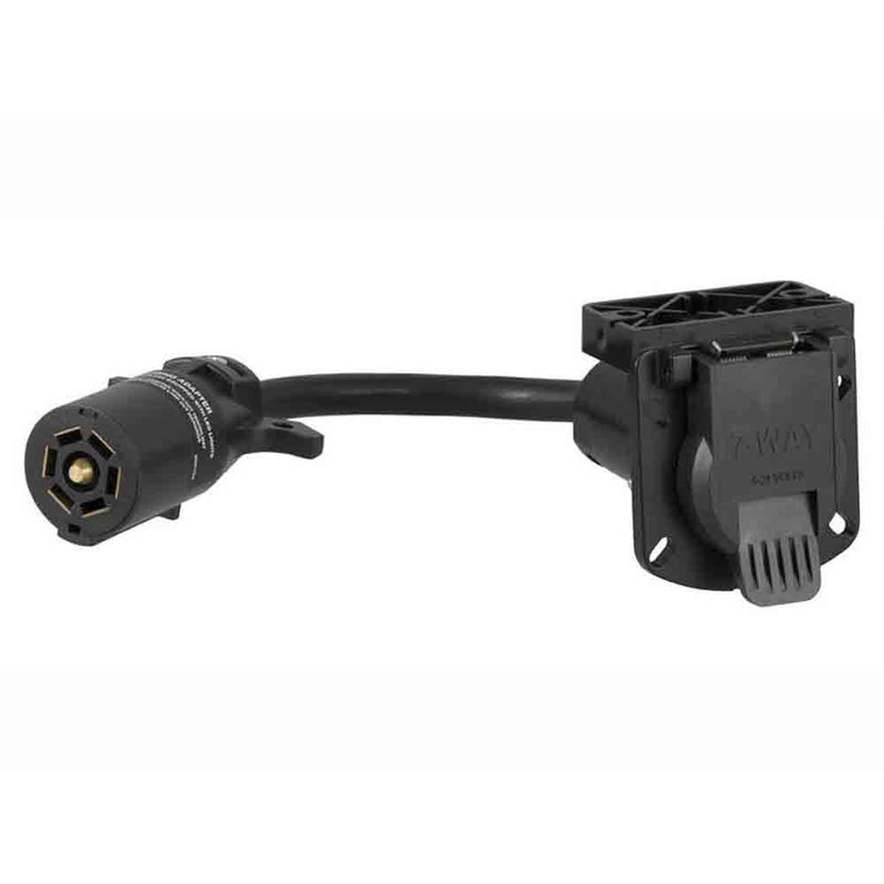 Load image into Gallery viewer, 7-way RV Blade (Flat pin) to 7-way RV (Flat pin) Lamp-out By-Pass Adapter
