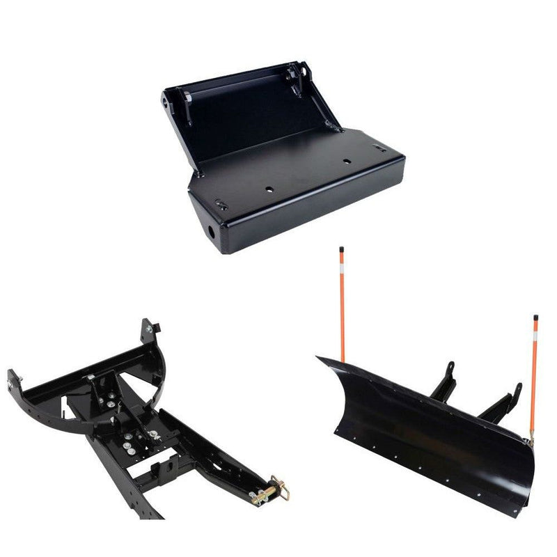 Load image into Gallery viewer, Denali Black UTV Snow Plow Kit For Yamaha Wolverine RMAX2 1000 2020-2021
