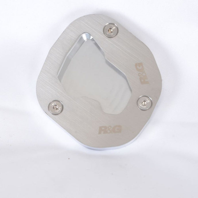R&G Racing Silver Kickstand Shoe For 2021-2022 Yamaha Tenere 700 XTZ07 Rally