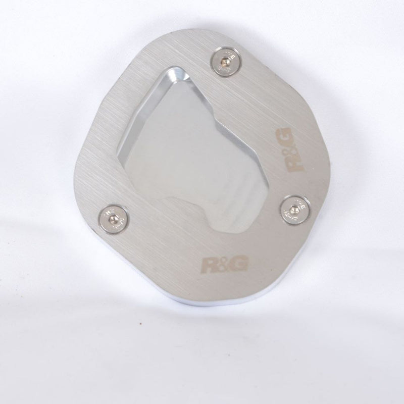 Load image into Gallery viewer, R&amp;G Racing Silver Kickstand Shoe For 2021-2022 Yamaha Tenere 700 XTZ07 Rally
