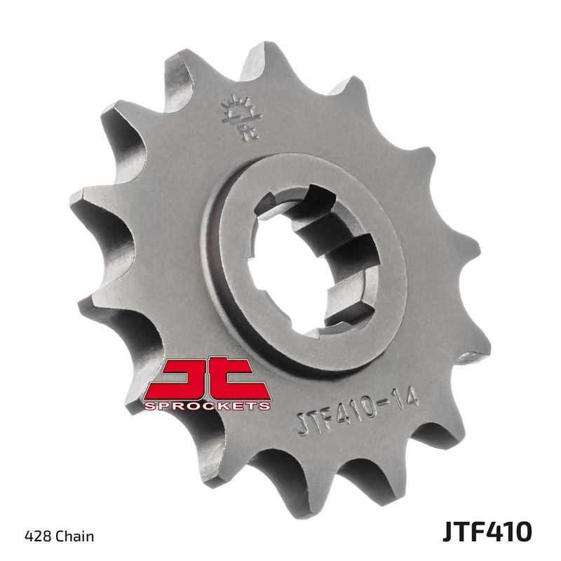 Load image into Gallery viewer, JT Sprockets Front Steel Sprocket 15 Tooth 15T 428 Chain JTF410.15
