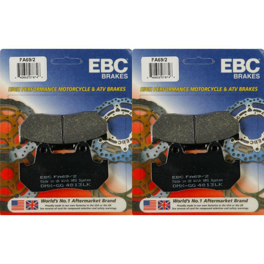 EBC Brake Pad Front Kit FA69/2 for Honda CBX Super Sport 1981-1982