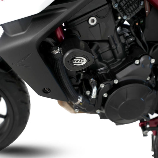 R&G Racing Black Aero Style Crash Protection Bobbins For 2023-2024 Honda CB750 HORNET