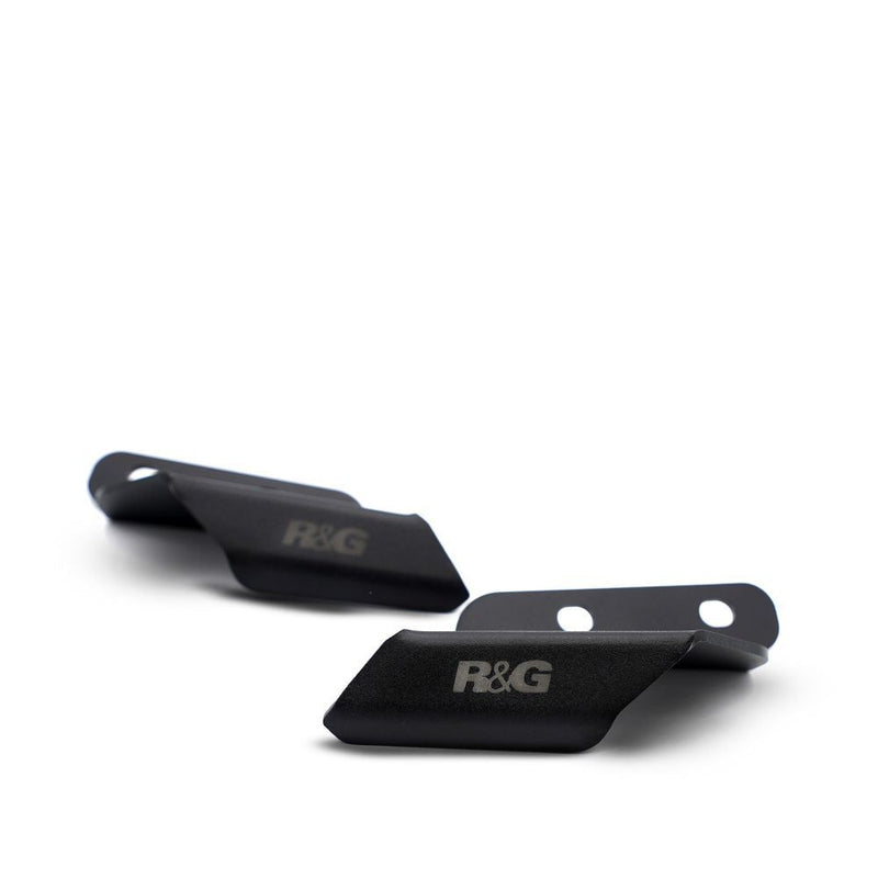 Load image into Gallery viewer, R&amp;G Racing Black Grab Rail Delete Blanking Plates For 2022-2024 Suzuki GSXS1000GT
